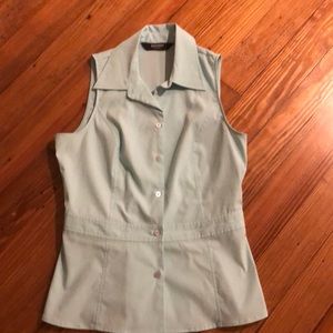 Mint colored express collared shirt